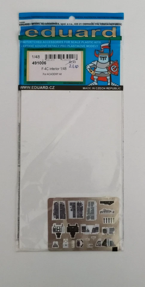 Eduard 1/48 McDonnell F-4c Phantom interno #491006