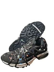 NEW Nike Air Max Kukini Black Paint Splatter DV1894-001 Sneakers Mens Size 10 - Picture 1 of 9