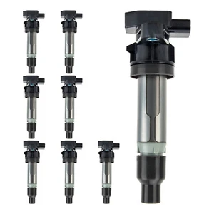 8 Ignition Coils Pack For Cadillac 2007-2011 DTS 2007 2008 2009 SRX XLR 4.6L - Picture 1 of 9
