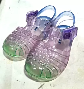 Toddler Girls's Sunny Sandals Translucent Purple - Cat & Jack Size 6 (B-534) - Picture 1 of 2