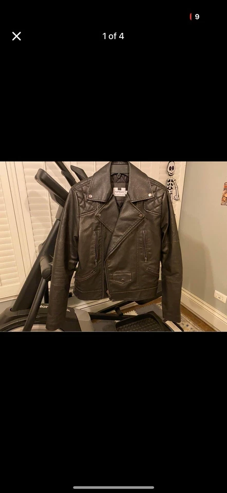 Chaqueta de cuero sintético Top Man  Foto 1 de 1