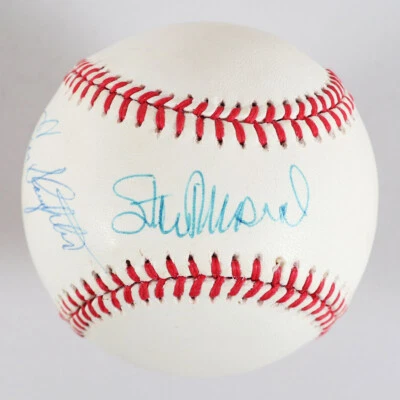 Stan Musial Signed Baseball w/ 2 Others - COA JSA - Image 1 of 4