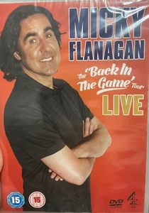 Micky Flanagan : Back In The Game Live NEW/sealed region 2 DVD (stand up comedy) - Picture 1 of 2