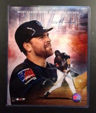 MIKE PIAZZA Most Home Runs By a Catcher 8x10 PHOTO May 5, 2004  NEW YORK METS
