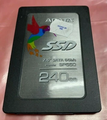 ADATA SP550 SSD 240GB Laptop SATA Hard Drive 2.5" ASP550SS - Tested - Image 1 of 2