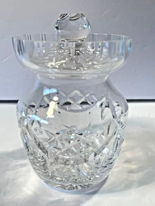 Waterford Crystal Jam Jar Condiments With Lid - Picture 1 of 14