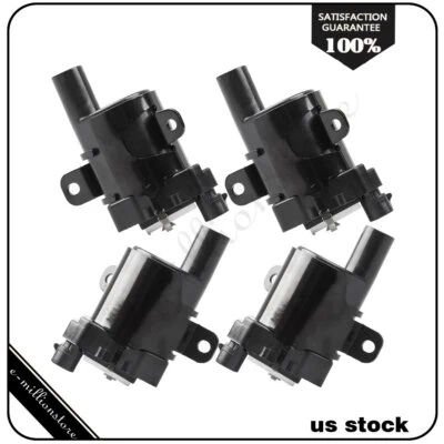 4 bobinas de encendido para 2003 2004 2005 2006 Cadillac Escalade ESV EXT Chevrolet Foto 1 de 4