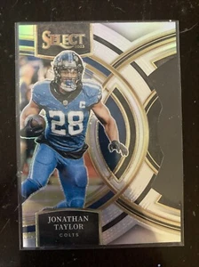 2023 Panini Select - Premier Level Jonathan Taylor #127 Silver Prizm Die-Cut - Picture 1 of 2