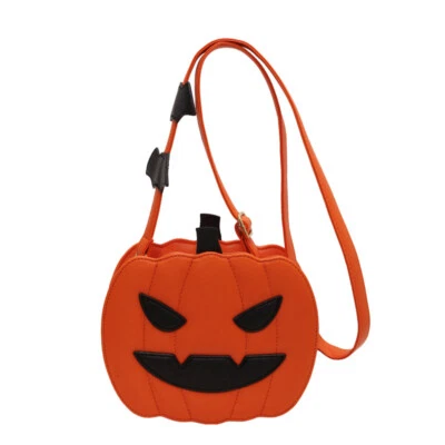 Bolsos de Halloween 2023 Divertidos Dibujos de Calabaza Bolso Bandolera de Hombro con Persona de Murciélago Foto 1 de 4