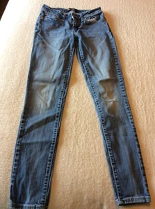 Levis Damen Leggings 535 Distressed Denim Stretch Freizeit Skinny GR. 5M - Bild 1 von 6