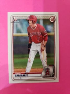 David Calabrese 2020 Bowman Draft BD-103 base carta, angeli, quantità - Foto 1 di 2