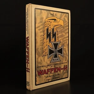 Uniforms, Organization & History Of Waffen SS 1982 1st Ed Military History Book - Picture 1 of 14