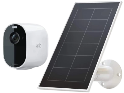 1 Arlo Essential Spotlight Wireless Camera + 1 Arlo Essential Solar Panel