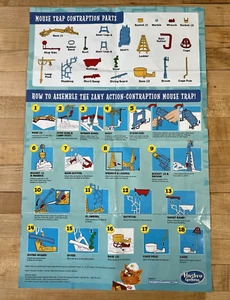Hasbro 2021 Mouse Trap Game Replacement Part Instructions - Picture 1 of 2