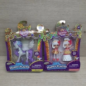 Menge 2 Shopkins Royal Trends Happy Places Prinzessin Cupcake Queenie & Gemicorn - Bild 1 von 9