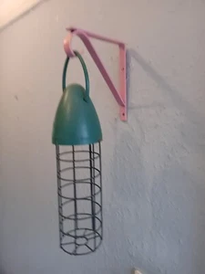 4x STARKES handgefertigtes hängendes Windspiel/Feeder Klammern 6" NEU - ROSA beschichtet. - Bild 1 von 1