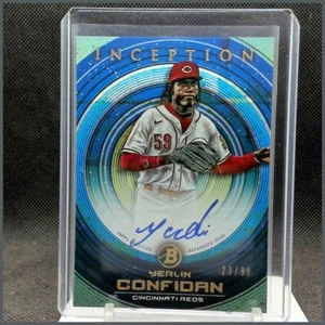 2022 Bowman Inception Baseball Yerlin Confidan Reds Prospect AUTO 23/99 #XXX - Imagen 1 de 2