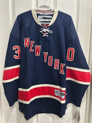 Henrik LUNDQVIST New York Rangers Officially Licensed RBK NHL Jersey size: Large - Image 1 of 4