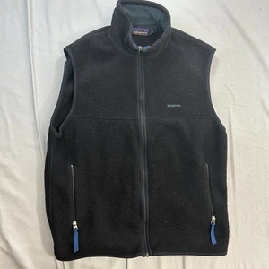 Vintage Patagonia Vest Mens Large Fleece Made in USA Retro Outdoor 90s - Picture 1 of 8