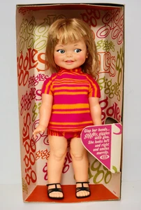 IDEAL Vintage KICHERN Puppe 1967 im Karton - Bild 1 von 9