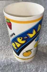 Tazza plastica da bere Pac-Man 1980 serie DEKA da collezione - Foto 1 di 6