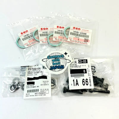 Juego de reparación de juntas de colector de escape genuino Suzuki GS550E GS550L GS550T GS550M Foto 1 de 4