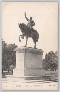 AK Statue von George Washington Paris Frankreich - Bild 1 von 2