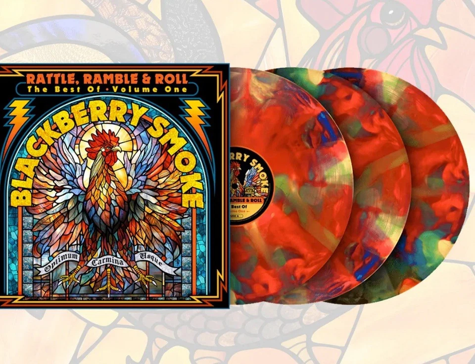 blackberry smoke vinyl Best Of Rattle Ramble & Roll Stained Glass Color Sold Out - Image 1 of 3