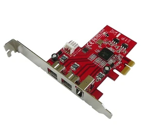 Gamme Pro - Carte MAO PCIe Firewire 400 + 800 - CHIPSET TI - low high profile - Picture 1 of 4