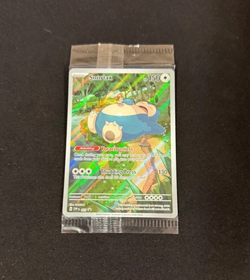 Pokémon TCG Snorlax 051 SV Scarlet & Violet 151 Promo Card Sealed - Image 1 of 2