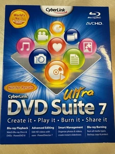 CyberLink Media Suite 7 Ultra For DVD Blu-ray AVC HD - CIB - Picture 1 of 7