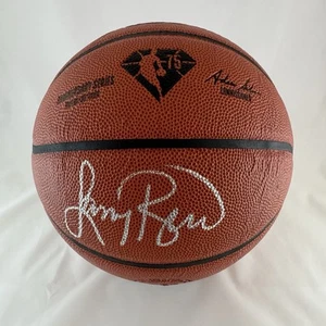 Larry Bird Signed Wilson Anniversary Series NBA 75 Basketball Beckett BAS - Picture 1 of 2