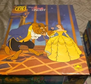 Vintage GOLDEN 1990's Disney's BEAUTY AND THE BEAST 63 Piece Puzzle - Picture 1 of 1