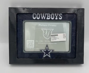 Cornice portafoto in vetro mosaico blu Dallas Cowboys 4x6 nuova - Foto 1 di 3