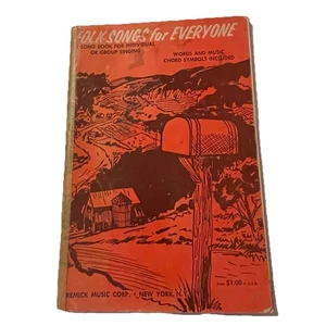 Folk Song For Everyone A Songbook for Individual or Group Singing Remick Chords - Picture 1 of 7
