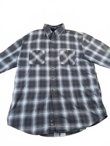 Camisa de franela Pendleton Expedition 100 % algodón para hombre grande a cuadros con botones nueva sin etiquetas - Imagen 1 de 8