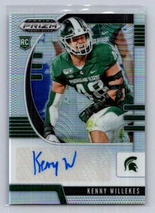 2020 Panini Prizm Draft Picks Prizm #225 Kenny Willekes Silver Autographs - Picture 1 of 2