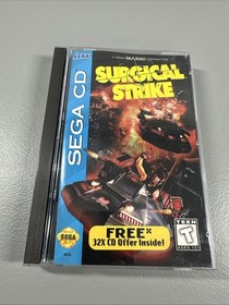 Surgical Strike Sega CD Complete in Box CIB Excellent