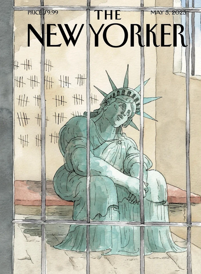 THE NEW YORKER Magazine May 5th 2025  "The First Hundred Days" Blitt - Image 1 of 1