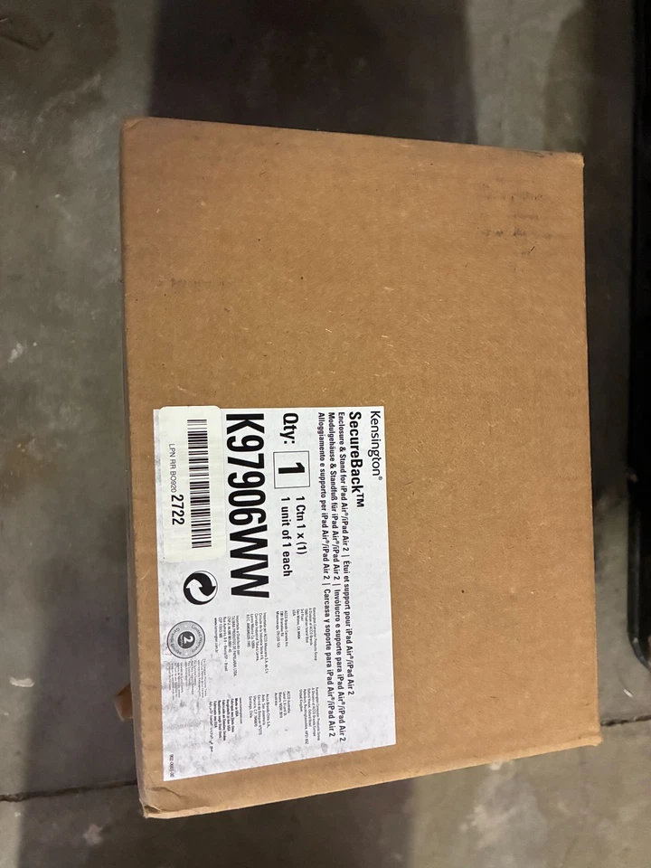 Kensington SecureBack Enclosure and Stand for iPad Air and iPad Air 2 (K97906WW) - Image 1 of 1