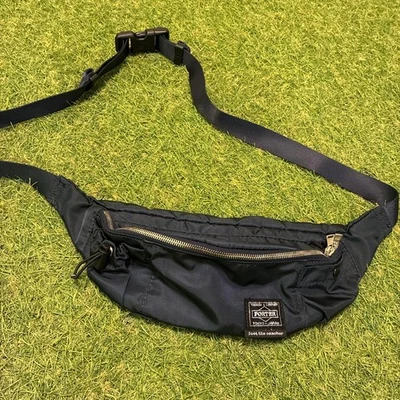 Porter Foot the Coacher Body Bag Navy Iron Blue Shoulder Strap Compact Light - Image 1 of 4
