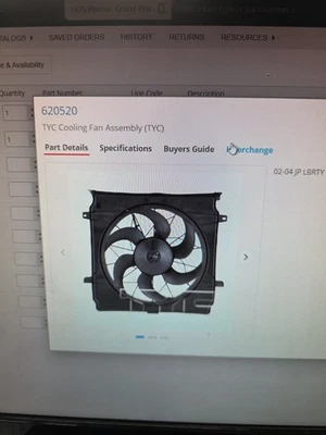 02-04 Jeep Liberty 2.4 Radiador Condensador Ventilador Conjunto Nuevo Tyc Marca Foto 1 de 2