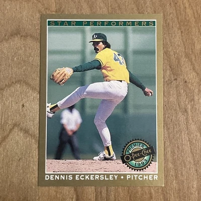 1993 O-Pee-Chee Premier #22 Dennis Eckersley Star Performers - Image 1 of 2