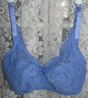 PANACHE IMOGEN LACE W/F BRA BLUE 32DD NEW - image 1 of 3