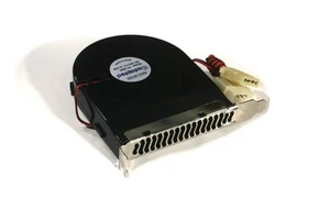 Gehäuseslot Lüfter PCI montiert Gebläsesystem Kühler CPU PC Versand aus USA - Bild 1 von 1