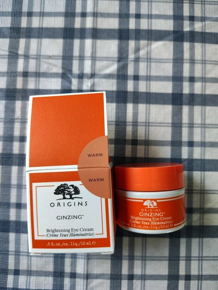 Origins GINZING осветляющий крем для глаз теплый полный размер 0,5 жидкой унции новый - Изображение 1 из 1