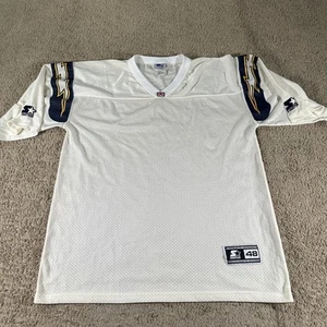 Camiseta deportiva vintage de los San Diego Chargers para hombre grande blanca NFL fútbol americano iniciador años 90 - Imagen 1 de 17