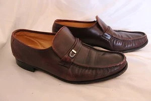 FLORSHEIM Imperial Brown Soft Leather Loafers Sz 9 C (Narrow Mens Shoes) - Picture 1 of 7