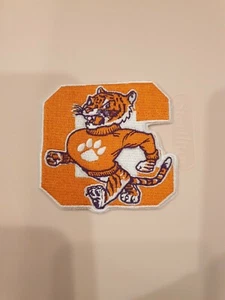 "PARCHE DE HIERRO BORDADO CLEMSON U - Clemson Tigers (NCAA) 3"" x 3" - Imagen 1 de 1