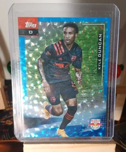 Kyle Duncan 2021 Topps Major League  Soccer Blue Icy Prizm 01/25 SSP Red Bull NY - Picture 1 of 3